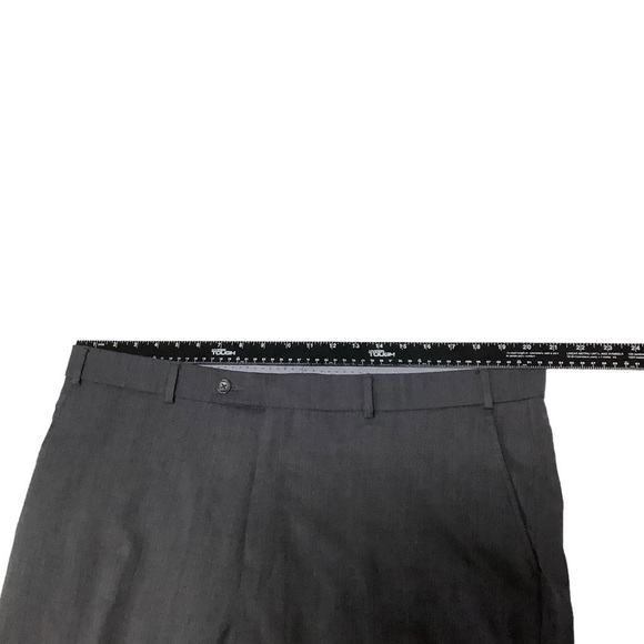 Ballin Wool Pants Sz 40W 32L Grey Super 120’s Comfort-EZE Slacks Trousers - Picture 6 of 9